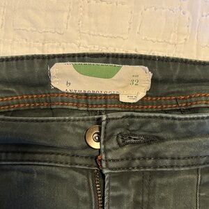 Anthropologie Women's Olive Skinny Pants
